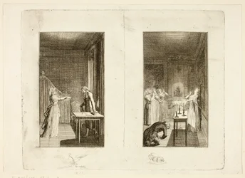 Illustration tirée de *Clarissa* de Samuel Richardson