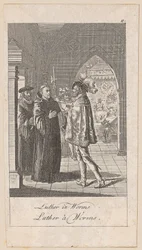 Luther à Worms, planche 11 de la série « Histoire ancienne, médiévale et moderne »