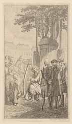 Minnesänger, page 1 de la première édition des « Poèmes de Gottfried August Bürger »