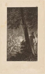 Gravure sur cuivre illustrant « Gil Blas de Santillana », tome 3
