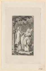 Gravure de titre pour « Heloise » de Jean-Jacques Rousseau