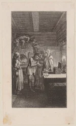 Gravure sur cuivre illustrant l