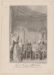 Fiançailles de la fille du fermier de Wallendorf avec son secrétaire