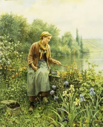 Pêche un jour de printemps
