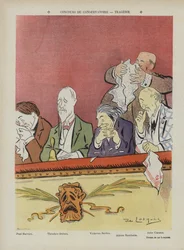 Concours au Conservatoire de Paris - tragédie. Illustration pour Le Rire