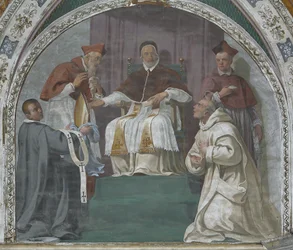 Le Pape approuvant l