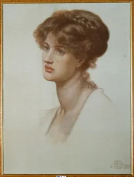 Portrait de Mme William J. Stillman, buste, 1869