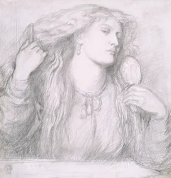 Femme se peignant les cheveux, Fanny Cornforth
