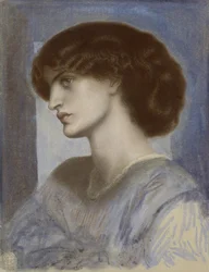 Portrait de Jane Morris, 1868-1874