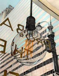 À travers un verre clair