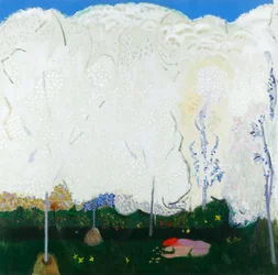 Printemps en Virginie, Cornouiller et Arbres de Judée
