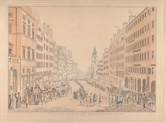 Vue de la rue principale d