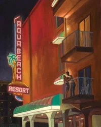 Wildwood Nights, 2011 (huile sur toile)