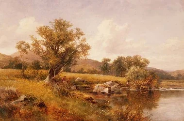 Les rives du Llugwy, nord du Pays de Galles