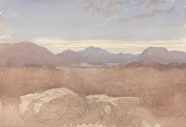 Vue montagneuse du nord du pays de Galles