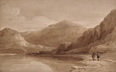 Vue du nord du Pays de Galles avec pont