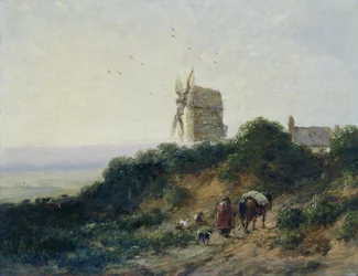 La route vers le moulin