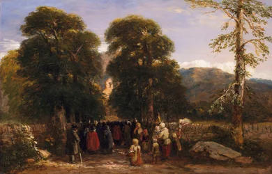 Les funérailles galloises, 1848