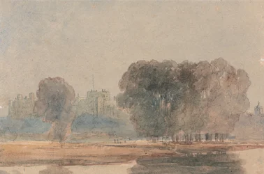Le château de Windsor vu depuis les Brocas