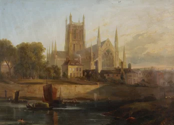 Cathédrale de Worcester, fleuve Severn