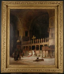 Intérieur de Saint-Marc, Venise, 1869