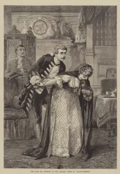 Feu M. Sothern dans la scène de la bibliothèque dans David Garrick