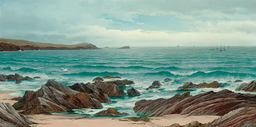 Une côte rocheuse