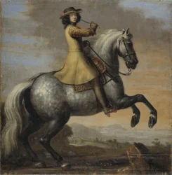 Charles XI, roi de Suède, à cheval, 1672