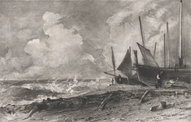 Une plage, 1830