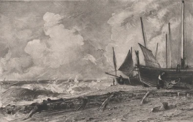 Une plage, 1830
