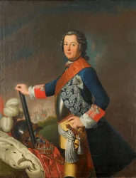 Portrait de Frédéric II (1712-1786) connu sous le nom de Frédéric le Grand, roi de Prusse