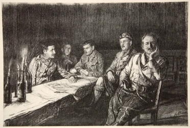 Mess des officiers des Gordon Highlanders, illustration de 