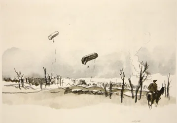Sur la Somme : Ballons saucisses, illustration de 