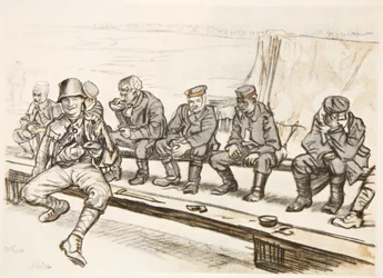 Le guerrier heureux, illustration de 