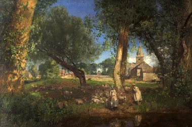 Les granges de la dîme, 1905