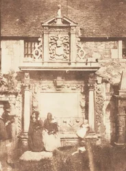 Édimbourg. Cimetière de Greyfriar, 1843-47. Créateurs : David Octavius Hill, Robert Adamson, Hill & Adamson