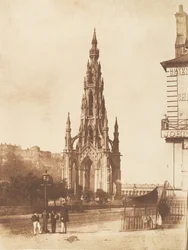 Édimbourg. Le Monument Scott
