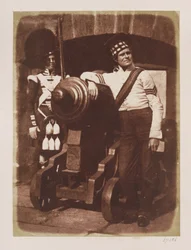 Artilleur et Highlander, château d