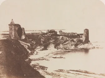 Château de St. Andrews, vu du sud-est