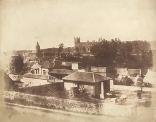 Linlithgow, depuis la gare, avec l