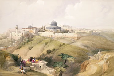 Jérusalem, 9 avril 1839, planche 16 du Volume I de 