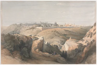 Jérusalem depuis le mont des Oliviers, 1839