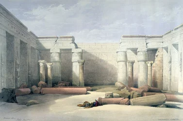 Médinet Abou - Thèbes, 5 décembre 1832