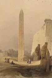 Obélisque à Louxor, de "Égypte et Nubie", Vol.1