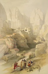 Petra, 10 mars 1839, planche 104 du Volume III de 