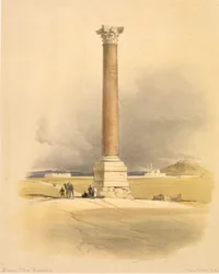 Colonne de Pompée, Alexandrie, de "Égypte et Nubie", Vol.1