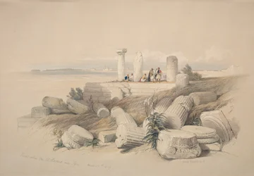 Ruines appelées Om El Hamed près de Tyr, 1839