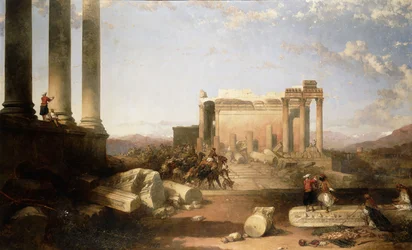 Ruines du temple du Soleil à Baalbek