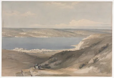 Mer de Galilée à Génésareth, vue vers Bashan