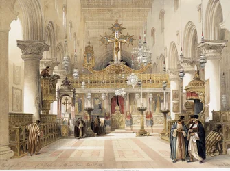 La Chapelle de Sainte Catherine au Monastère du Mont Sinaï, par David Roberts
